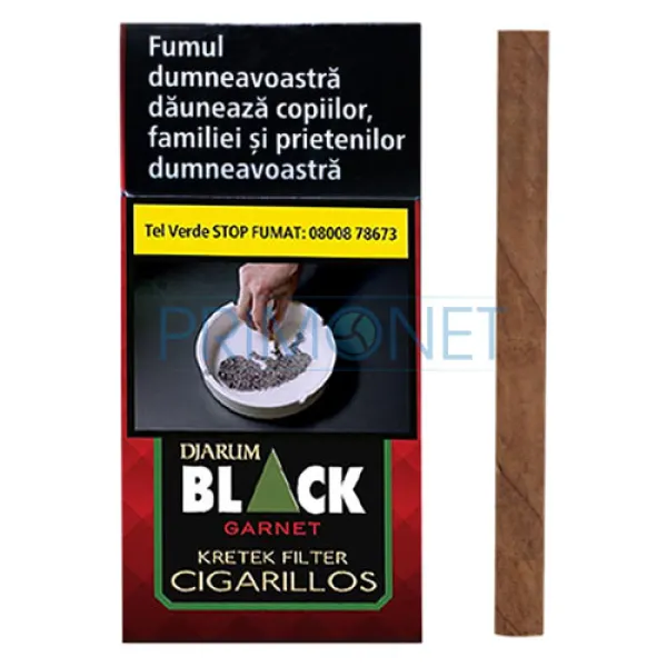 Tigari de foi DJARUM Garnet Filter 17g (10)
