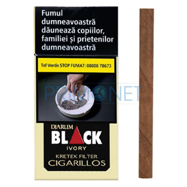 Tigari de foi DJARUM Ivory Filter 17g (vanilie) 10