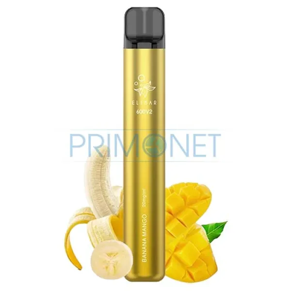 Elf Bar 600V2 Tigara Electronica Banana Mango (2%)