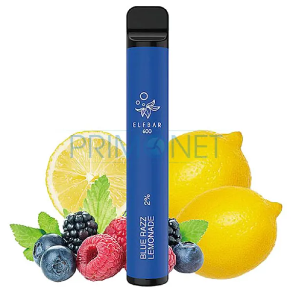Mini narghilea Elf Bar Blue Razz Lemonade 600 (20 mg)