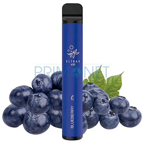 Mini narghilea Elf Bar Blueberry 600 (20 mg)