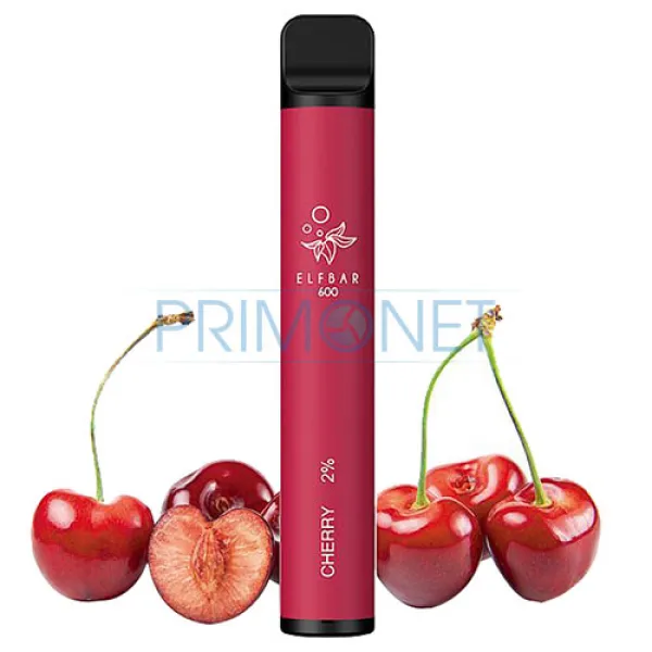 Mini narghilea Elf Bar Cherry 600 (20 mg)