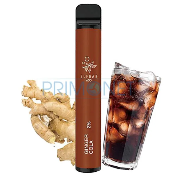 Mini narghilea Elf Bar Ginger Cola 600 (20 mg)
