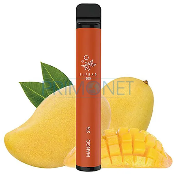 Mini narghilea Elf Bar Mango 600 (20 mg)