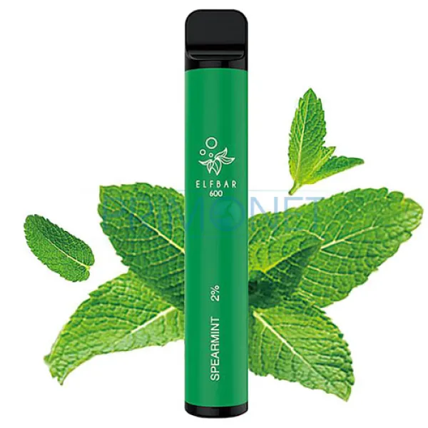 Mini narghilea Elf Bar Spearmint 600 (20 mg)