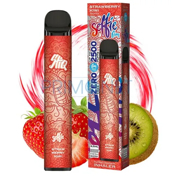 Mini narghilea Selfie STIQ Strawberry Kiwi (0 mg) 2500 pufuri