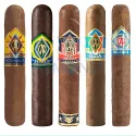 sampler in cutie de lemn cu 5 trabucuri Cao World