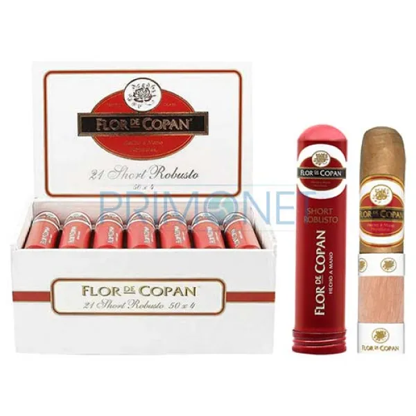 Trabucuri Flor de Copan Maya Short Robusto Tubos (21)