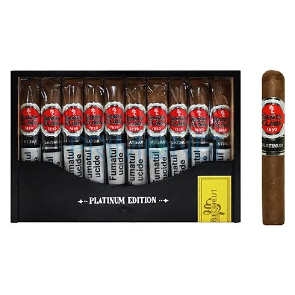 Trabucuri Santa Clara 1830 Platinum Edition Connecticut Robusto (10)