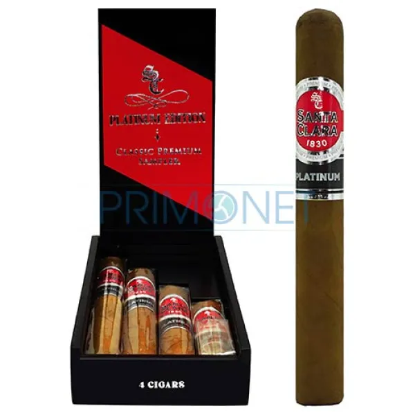 Trabucuri Santa Clara 1830 Platinum Edition Connecticut Sampler (4)