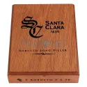 Cutie din lemn cu 5 trabucuri de calitate mexicane Santa Clara 1830 Robusto Natural