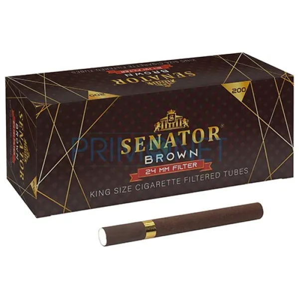 Tuburi Tigari Senator Xtra Brown (24 mm) 200