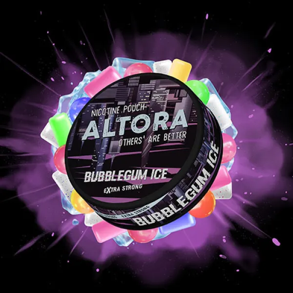 Pouch nicotina Altora Bubblegum Ice Extra Strong 30 mg/g (12,8 mg/pouch)
