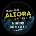 Pachet cu 20 de snus cu nicotina aroma de tutun, menta si gheata Altora Menthol Tobacco Ice Extra Strong