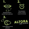Cutie cilindrica cu 20 de snusuri mentolate cu nicotina Altora Mint Ice Extra Strong