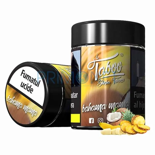 Tutun Narghilea Taboo Bahama Mama (Ananas, Banane, Cocos)