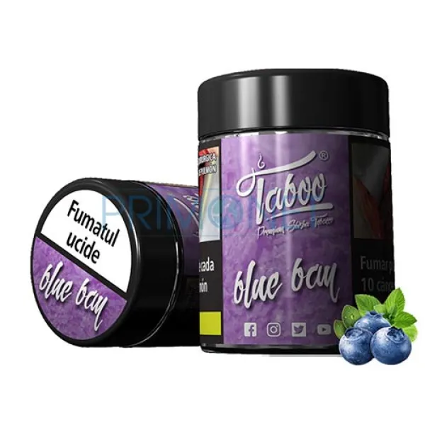 Tutun Narghilea Taboo Blue Bay (afine, menta) 50g