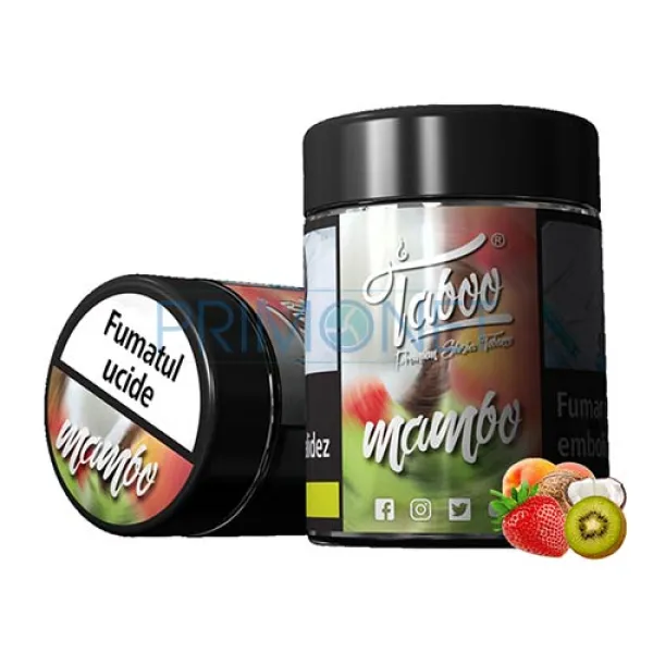 Tutun Narghilea Taboo Mambo (capsuni, kiwi, cocos, piersici)