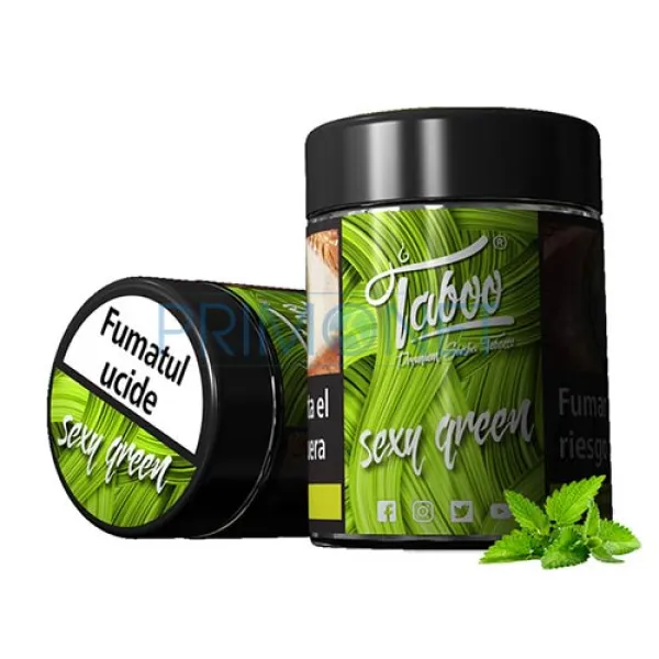 Tutun Narghilea Taboo Sexy Green (menta)