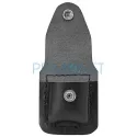 Port bricheta din piele de culoare neagra Zippo Black