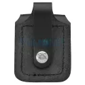 Port bricheta din piele de culoare neagra Zippo Black