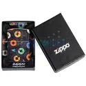 Bricheta originala Zippo cu flcara antivant editie Records
