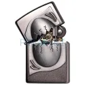 Bricheta metalica reincarcabila in cutie de lemn marca Zippo Dragon Trick