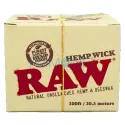 13286 RAW Hemp Wick Ball fitil din canepa si ceara de albine
