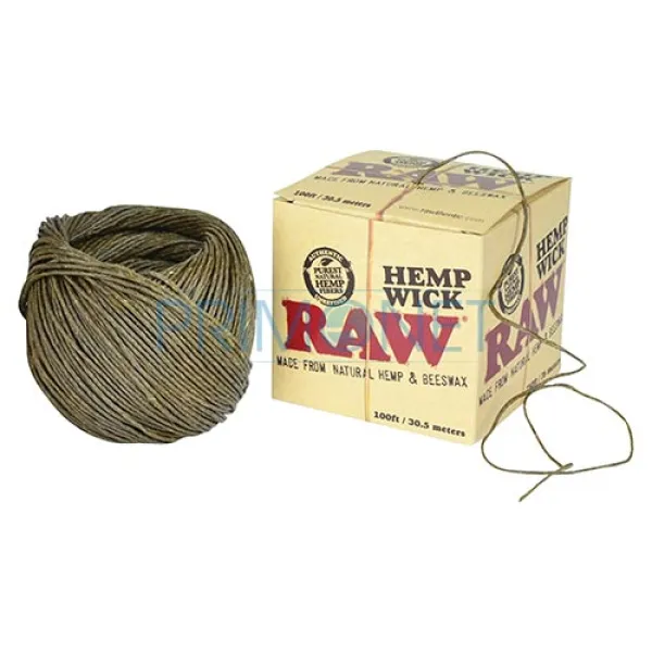 13286 RAW Hemp Wick Ball