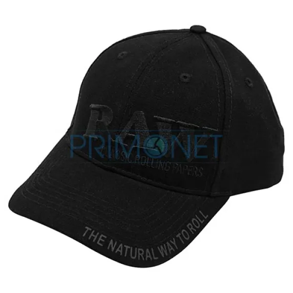 14473 Raw Hat Black on Black