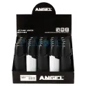 Bricheta reglabila cu gaz din plastic cu carcasa metalica marca Angel 39 Torta Black & White