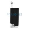 Bricheta cu flacara antivant pentru trabuc Caseti Black Matt cu punch
