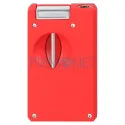 Bricheta pentru trabuc Caseti Red Matt de culoare rosie cu un arzator