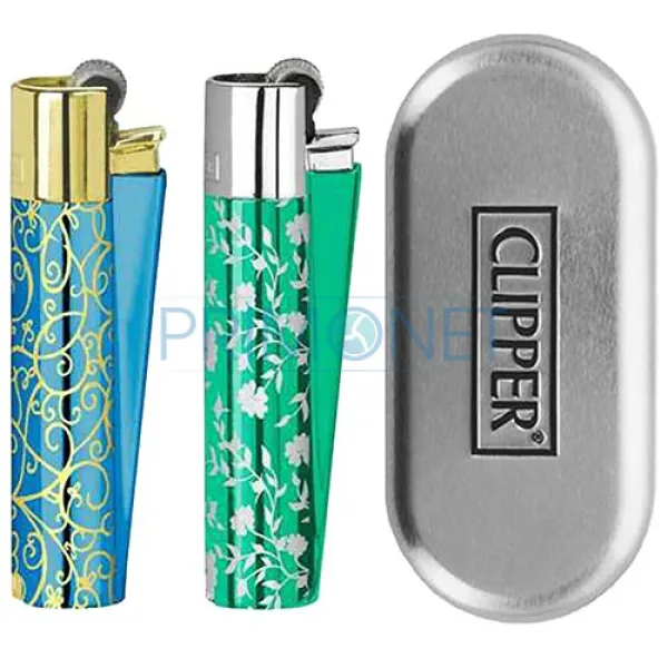 Bricheta Clipper 58 Blue & Green Pattern