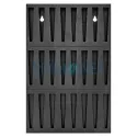 Stand pentru colectie de brichete Clipper Black cu loc pentru 24 brichete