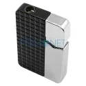 Bricheta EuroJet Black Silver cu flacara antivant