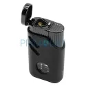 Bricheta cu arzator pentru trabuc EuroJet Black Matt cu flacara antivant