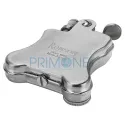 Bricheta metalica Ronson Banjo Chrome Satin cu benzina