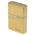 Bricheta metalica cu benzina Ronson Gold Polished cu flacara normala