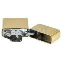 Bricheta metalica cu benzina Ronson Gold Polished cu flacara normala