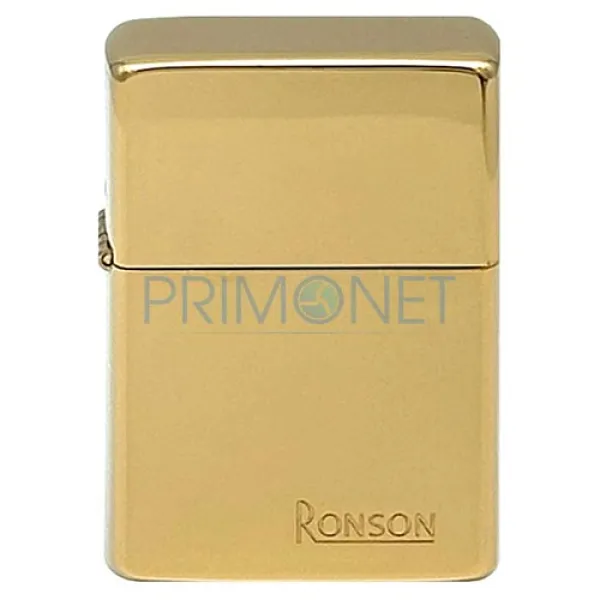 Bricheta Ronson cu benzina Gold Polished