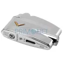 Bricheta metalica cu flacara normala Ronson Mini Varaflame Chrome