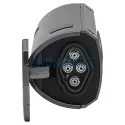 Bricheta pentru trabuc Ronson Volcano Graphit cu punch inclus cu 4 arzatoare