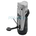 Bricheta metalica pentru trabuc Ronson Bora Chrome cu 2 arzatoare