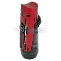 Bricheta din otel inoxidabil pentru trabuc Ronson Bora Red cu punch inclus