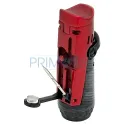 Bricheta din otel inoxidabil pentru trabuc Ronson Bora Red cu punch inclus