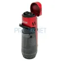 Bricheta din otel inoxidabil pentru trabuc Ronson Bora Red cu punch inclus