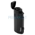 Bricheta Ronson Cyclon Black cu punch pentru trabuc din otel inoxidabil