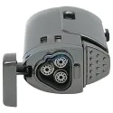 Bricheta de calitate pentru trabuc Ronson Cyclon Gun Metal cu punch inclus