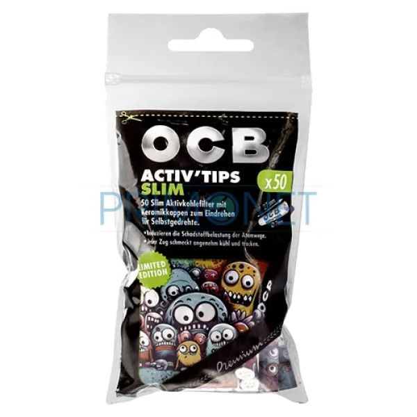 Filtre Tigari OCB Activ Tips Limited Edition 7/27 mm (50)